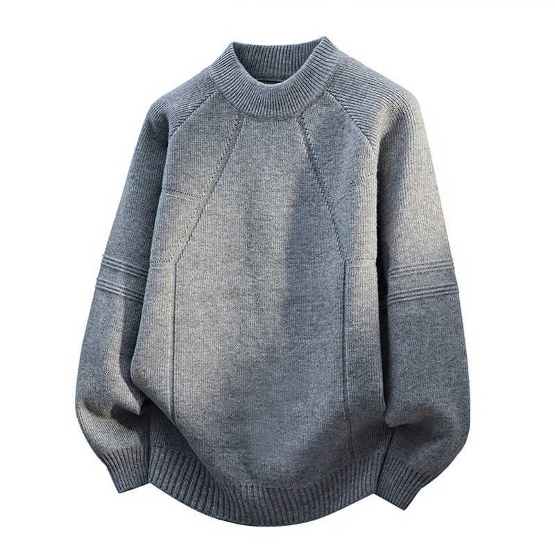 数据老钱风圆领套头毛衣，男装T恤，奇怪漫猴工厂店