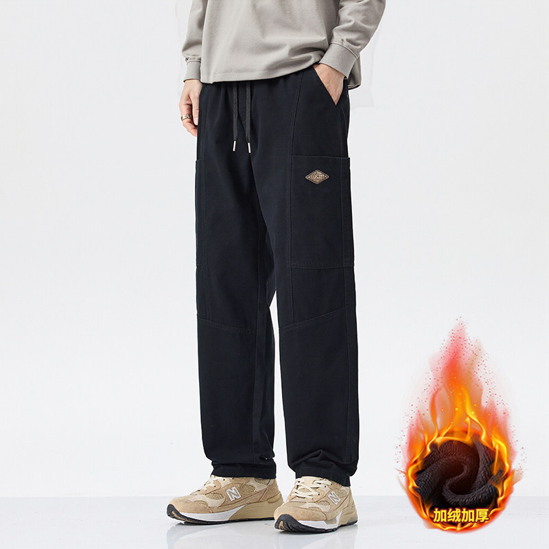 Y.M港风休闲工装裤男宽松直筒2026冬季美式休闲长裤《限价69》，男装休闲裤，奇怪漫猴工厂店