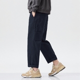 Y.M纯棉工装裤男宽松直筒2026春季新款潮流美式休闲长裤《限价69，男装休闲裤，奇怪漫猴工厂店