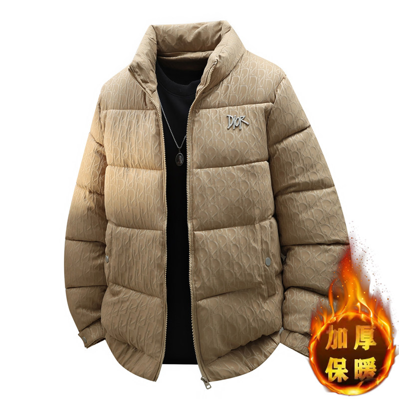 冬季轻奢欧版立领棉衣男潮流高品质加厚棉服外套，男装棉衣，奇怪漫猴工厂店