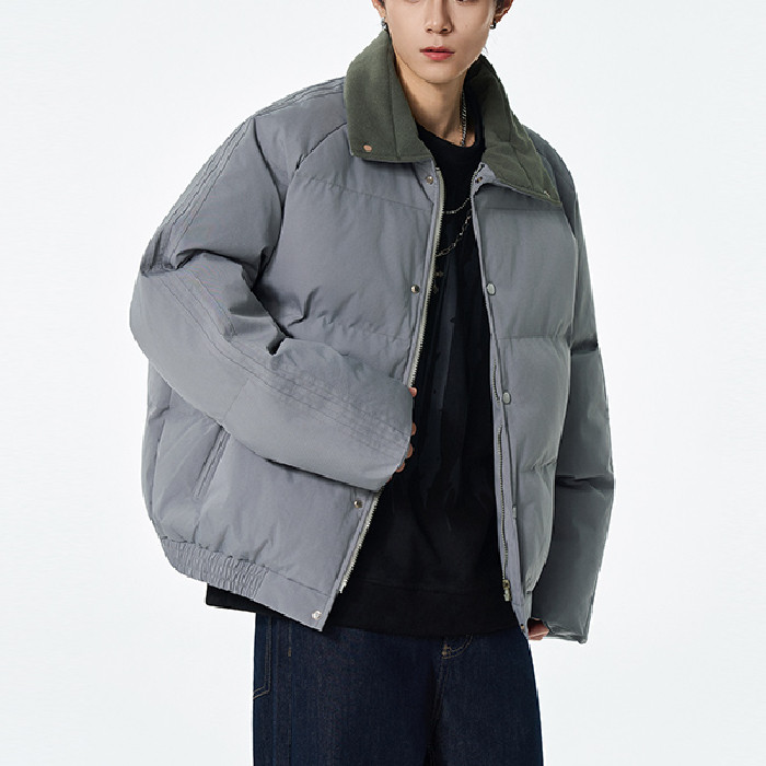 棉服男士2026冬季新款潮牌立领加厚外套冬装防寒服，男装棉衣，奇怪漫猴工厂店