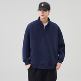 潮流新款卫衣男春秋款新款半拉链宽松休闲上衣立领卫衣男，男装卫衣，奇怪漫猴工厂店