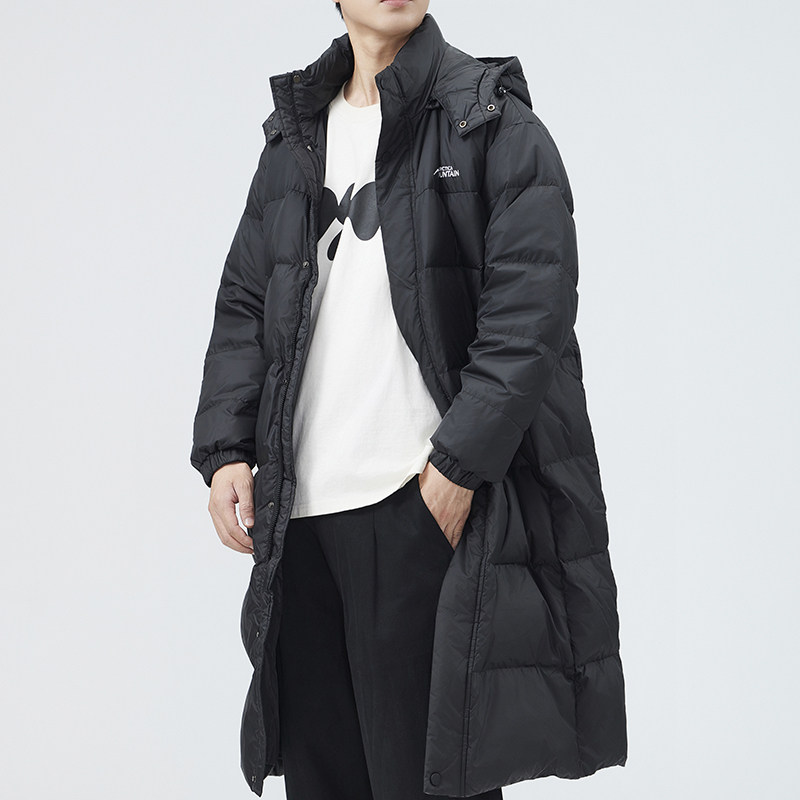 长款标羽绒服男冬季加厚2026新款时尚运动中长款防风保暖外套男，男装羽绒服，奇怪漫猴工厂店