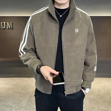 2026新款立领夹克男士春季休闲爸爸装中年男款外套男装春秋季薄款，男装休闲裤，奇怪漫猴工厂店