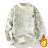 加绒加厚重磅男士冬季高领美式休闲长袖卫衣上班日常宽松潮流打底，男装卫衣，奇怪漫猴工厂店