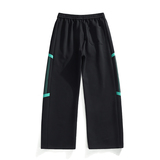 【79】L-9XL大码针织棉卫裤男潮牌直筒阔腿裤子新款条纹休闲，男装休闲裤，奇怪漫猴工厂店