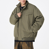 棉服男士2025冬季新款潮牌立领加厚外套冬装防寒服，男装棉衣，奇怪漫猴工厂店