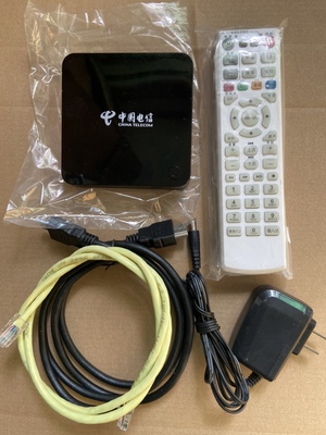 中国重庆电信宽带iptv机顶盒遥控器电源配件全齐2手的