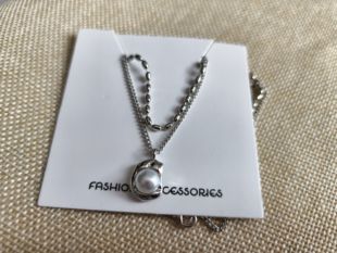 简约珍珠项链女 百搭气质优雅个性 欧美外贸原单尾货锁骨链短款 时尚