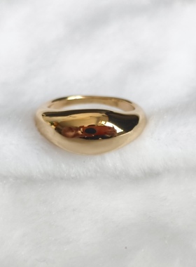 青岛外贸手饰品指环朋克风潮流时尚百搭磨光简洁气质大方个性戒指