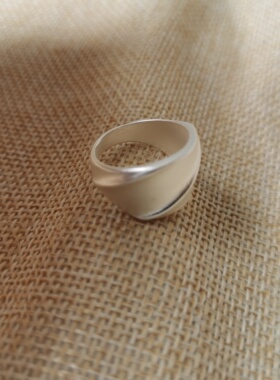 青岛外贸饰品指环欧美风潮流时尚金属戒指简约气质个性无光银戒指