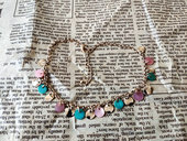 青岛外贸饰品日韩潮女配饰欧美风时尚 海滩风情金属亮片贝壳坠脚链