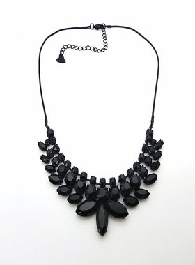 饰品欧美风黑色百搭款毛衣链