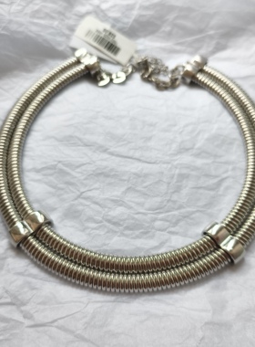 欧美外贸原单出口尾货时尚潮流气质百搭个性夸张蛇骨链女项圈项链