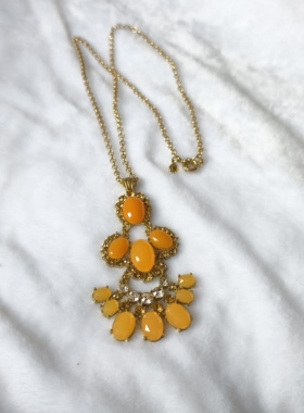 青岛外贸饰品毛衣链服装配饰欧美宫廷风夸张长款项链