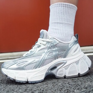 安踏天阙SKYLOFT老爹鞋增高女鞋子冬新款时尚厚底休闲鞋122548803