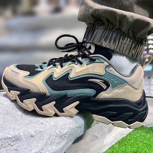 安踏磐石休闲鞋潮流百搭男鞋2024冬新款舒弹厚底老爹鞋112448865