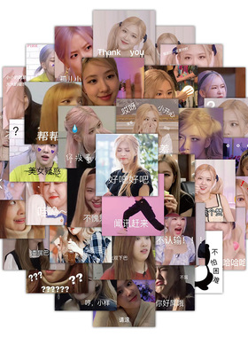 1200女明星合集贴纸鞠婧祎朴彩英表情包周边 装饰手机壳贴画