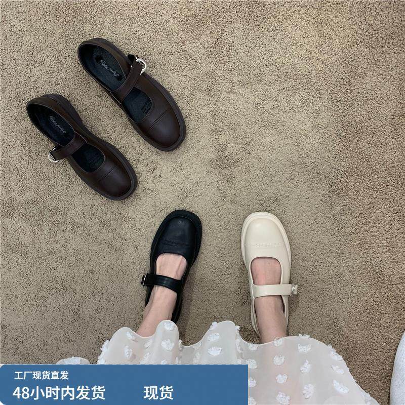 厚底英伦风小皮鞋女鞋子法式鞋秋冬新款学院风JK玛丽珍厚底包鞋