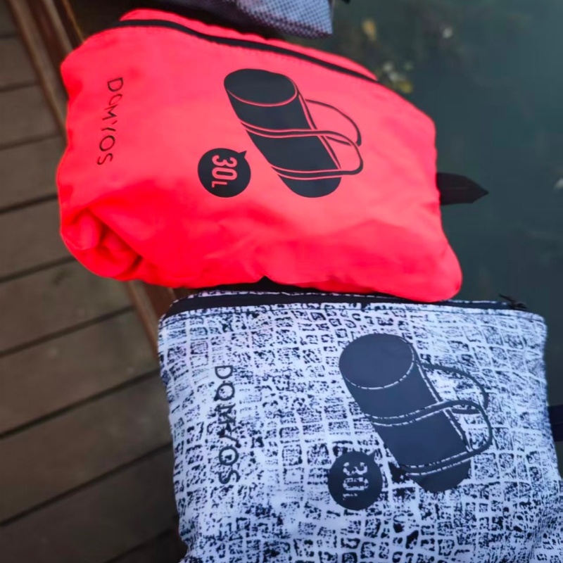 迪卡折叠行李袋30L旅行袋尼龙手提袋短途收纳装衣服徒步户外包