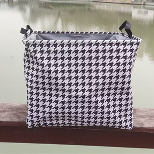 三层外贸收纳筐整理箱衣服被子裤子布艺家用防水卧室衣柜收纳盒