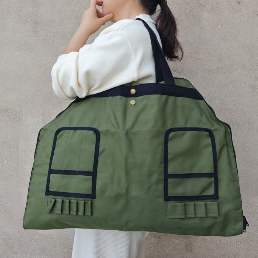 出口单牛津布单肩包超大结实拉链防水工具包多功能收纳包野炊围裙,收纳整理,购物袋/环保袋/帆布袋,淘宝优惠券,粉丝福利购,淘宝优惠卷