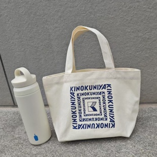 出口帆布手提袋饭盒袋休闲手拎包水杯便当包森系女环保购物袋小号