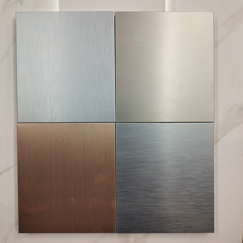 钛金氧化铝单板4s店幕墙酒店会所阳极氧化拉丝铝板香槟金电泳铝板