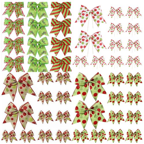Christmas Bow Decoration Bow Christmas Accessories Gift Box