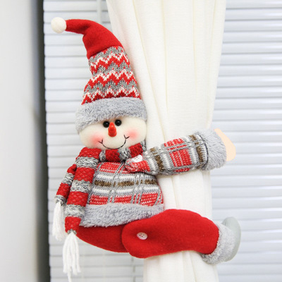 Christmas Decoration Knitted Holding Curtain Buckle hook圣诞