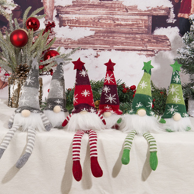 Christmas scene decoration props, illuminated with lights,