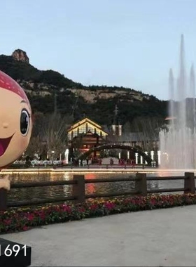 大型水果农场樱桃IP形象玻璃钢山楂娃娃人物雕塑橘子卡通公仔摆件