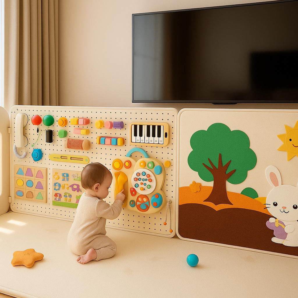 洞洞板忙碌板可DIY蒙氏早教玩具