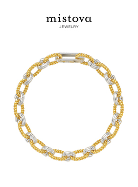 Mistova金银拼色设计师简约高级