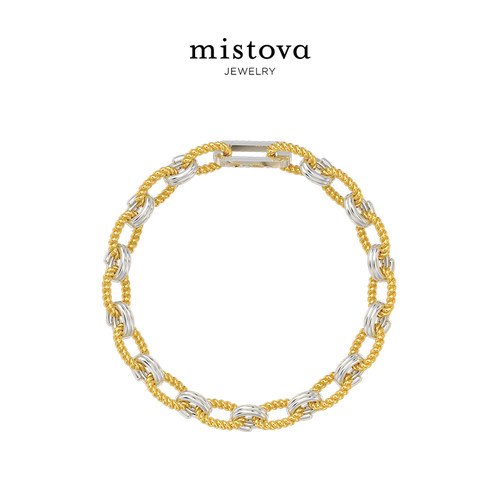 Mistova金银拼色设计师简约高级