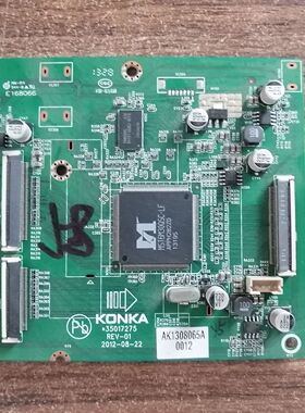 康佳LED58R5500F液晶电视倍频板35017275屏V580HK1-LD6 实物图