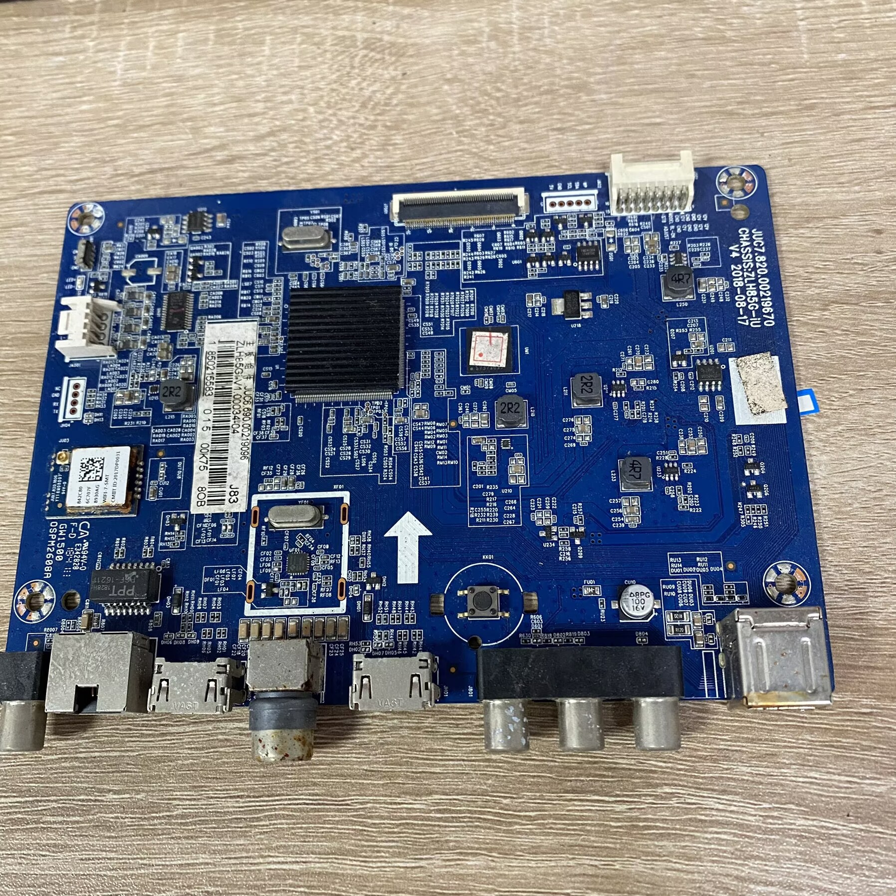 长虹55DS30055U1主板JUC7.820.0