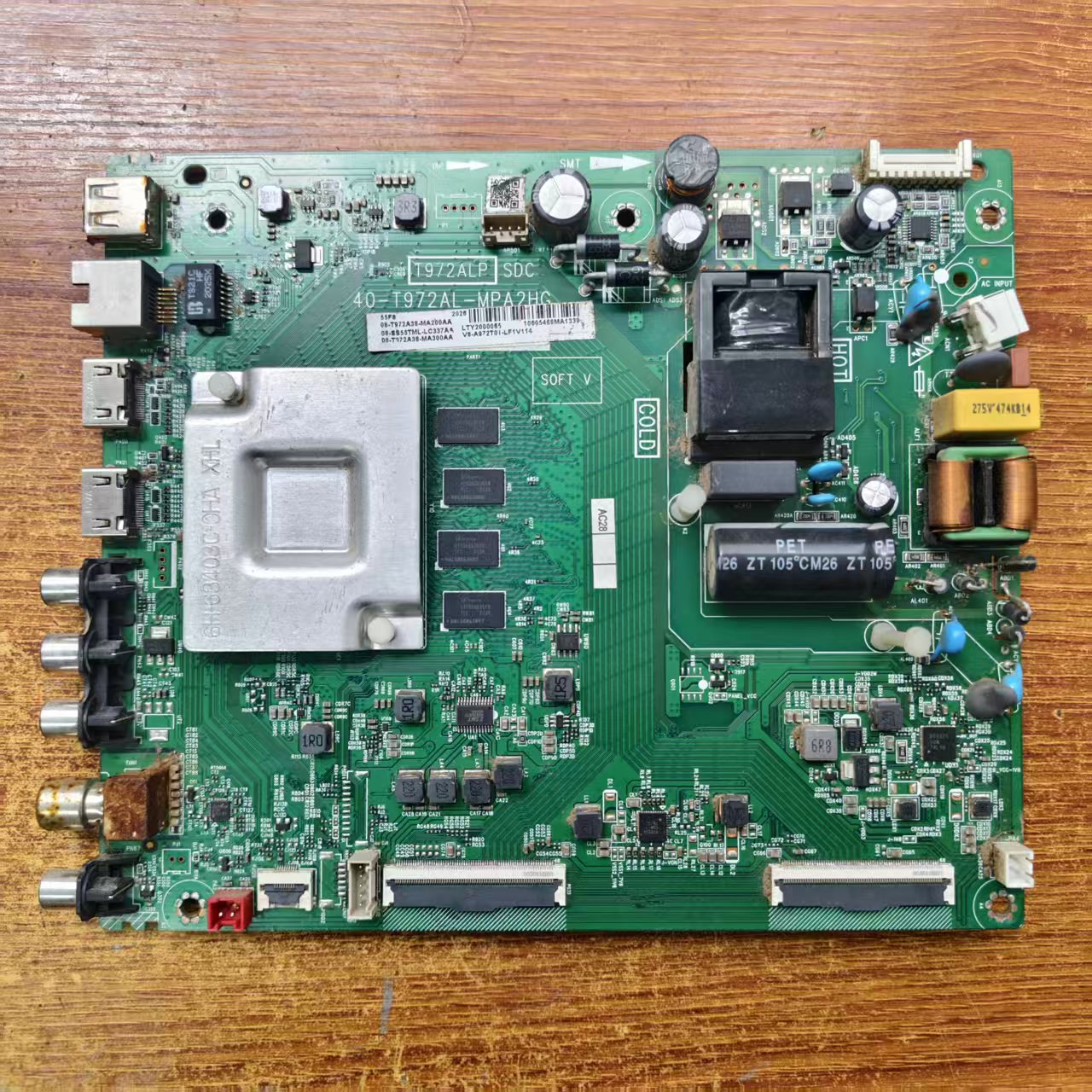 原装TCL55F8电视主板