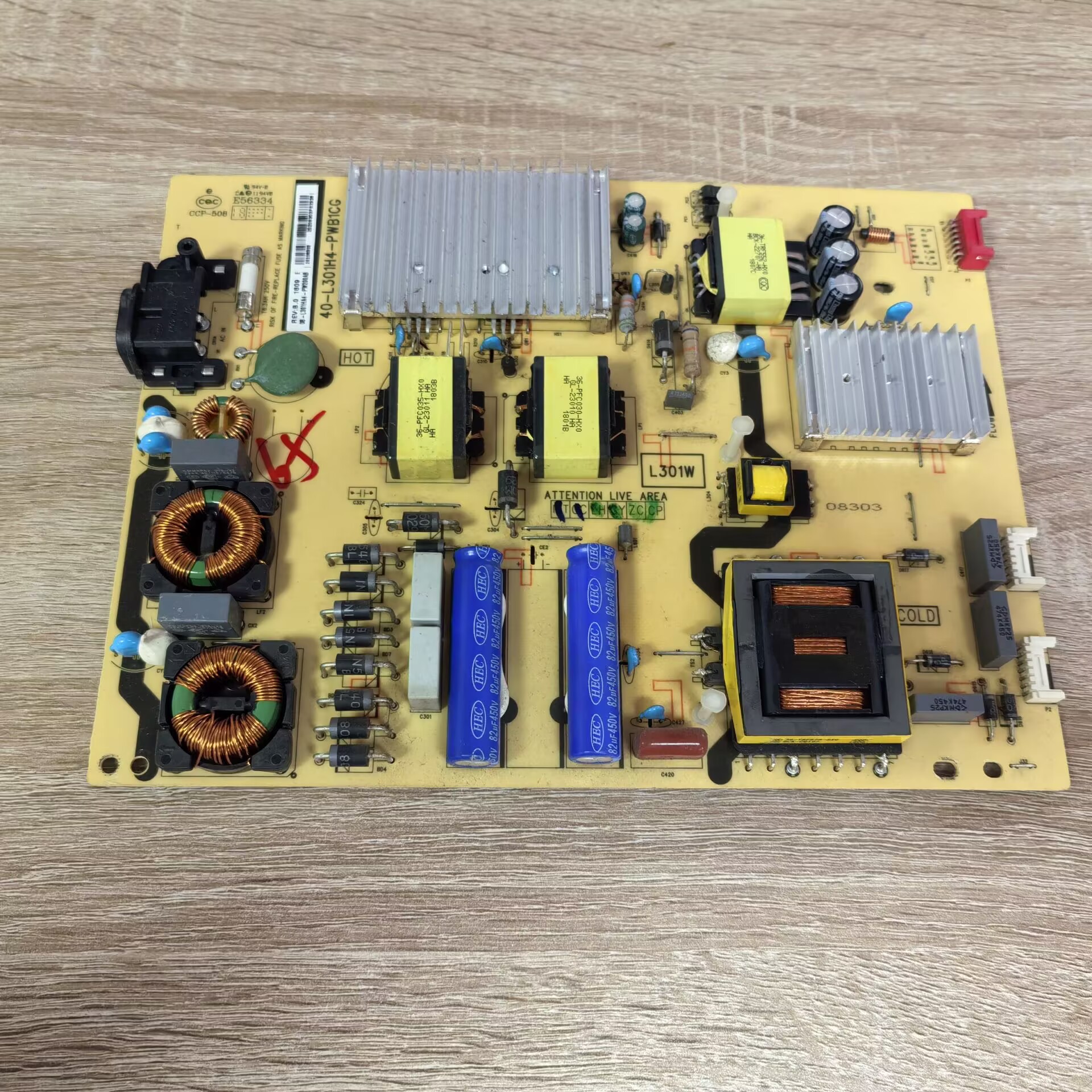 TCLL65P2-UD电源板40-L301H4-PW