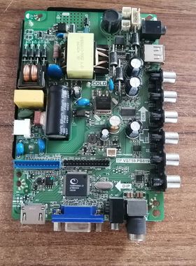 拆机三合一主板 TP.VST59.PB819屏V315B5-P01 45V-63V/480MA(25W)