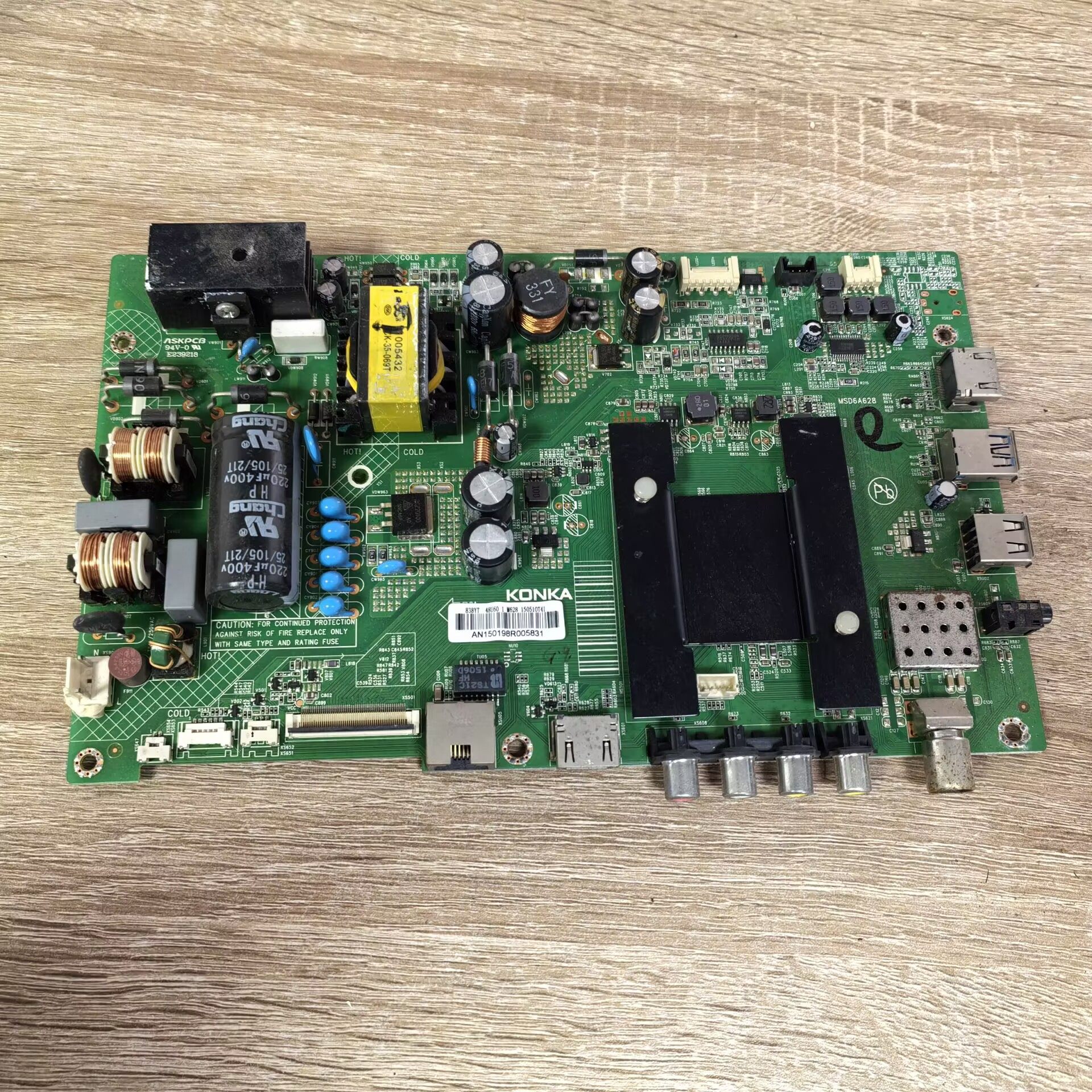 康佳LED48U60主板35020376屏720