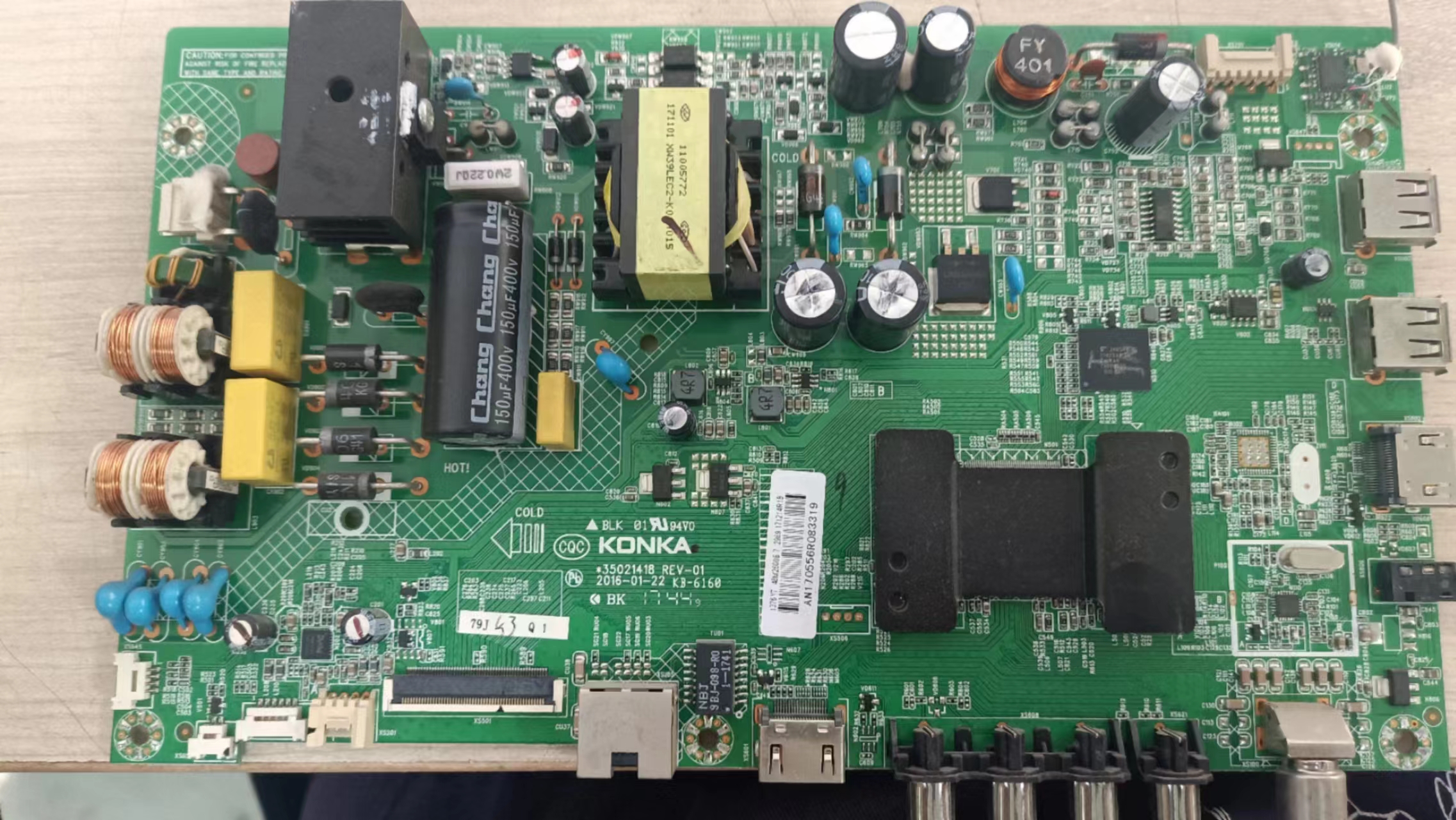 原装拆机康佳LED48M2600B主板