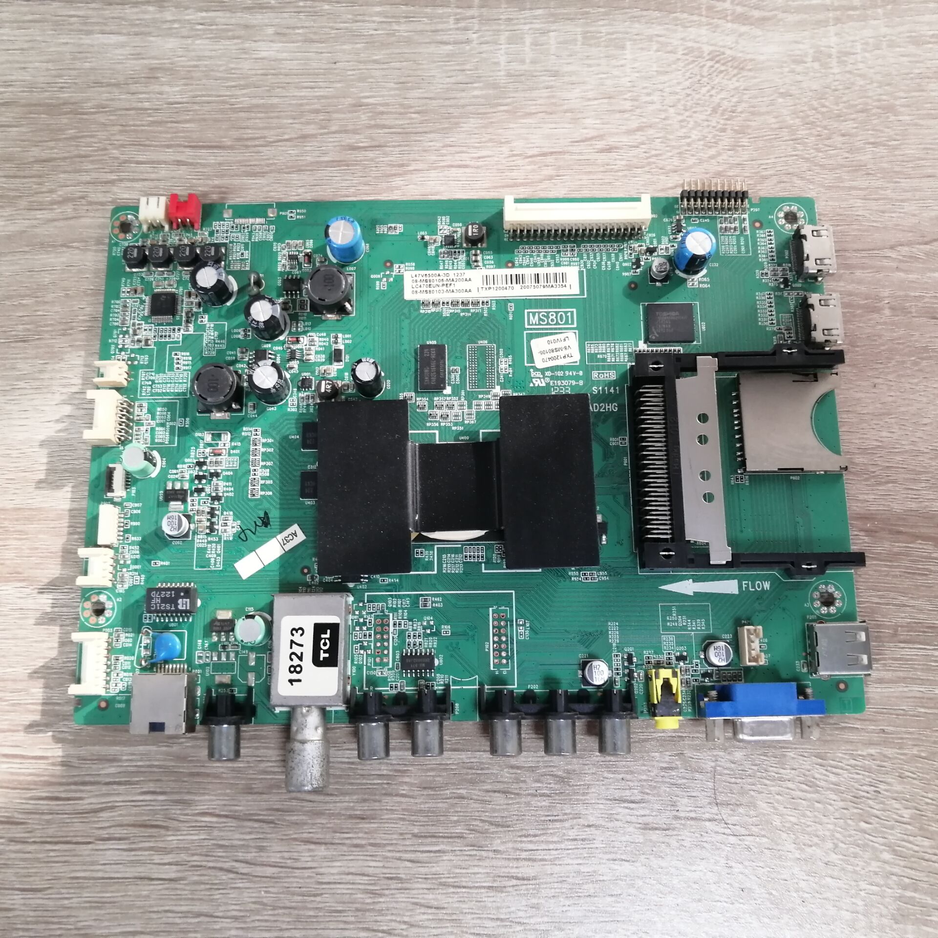 TCLL47V6500A-3D主板40-1M主板