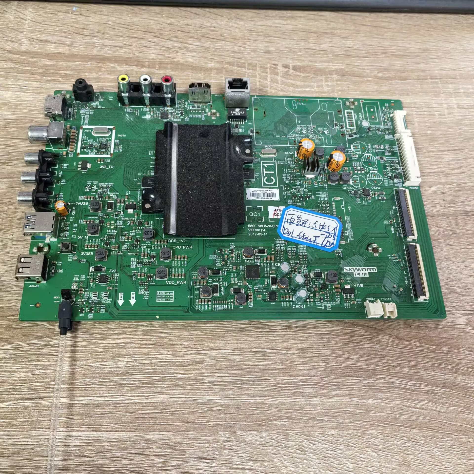 创维酷开55K5X主板5800-A8H520-