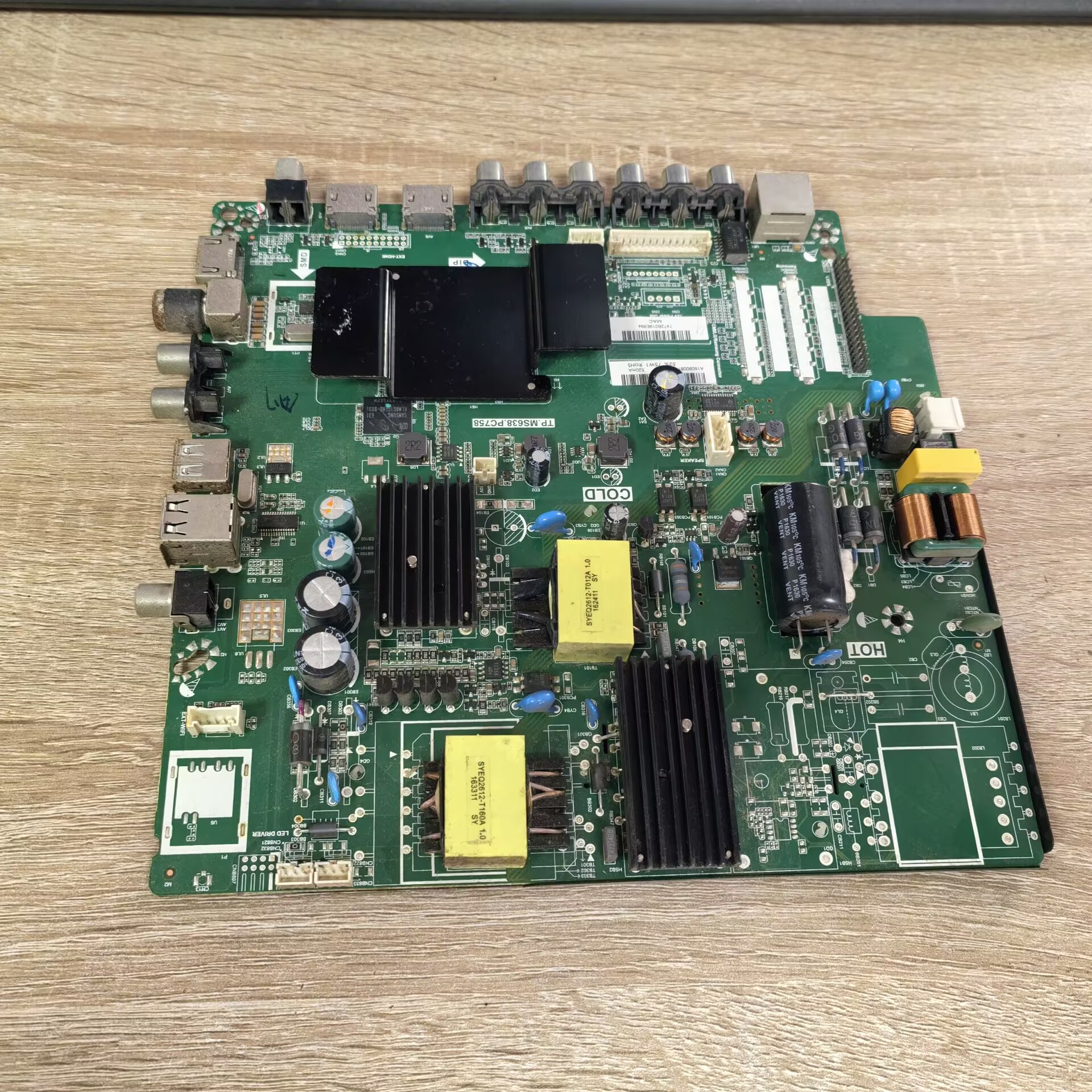 先锋LED-50B560P主板TP.MS638.P