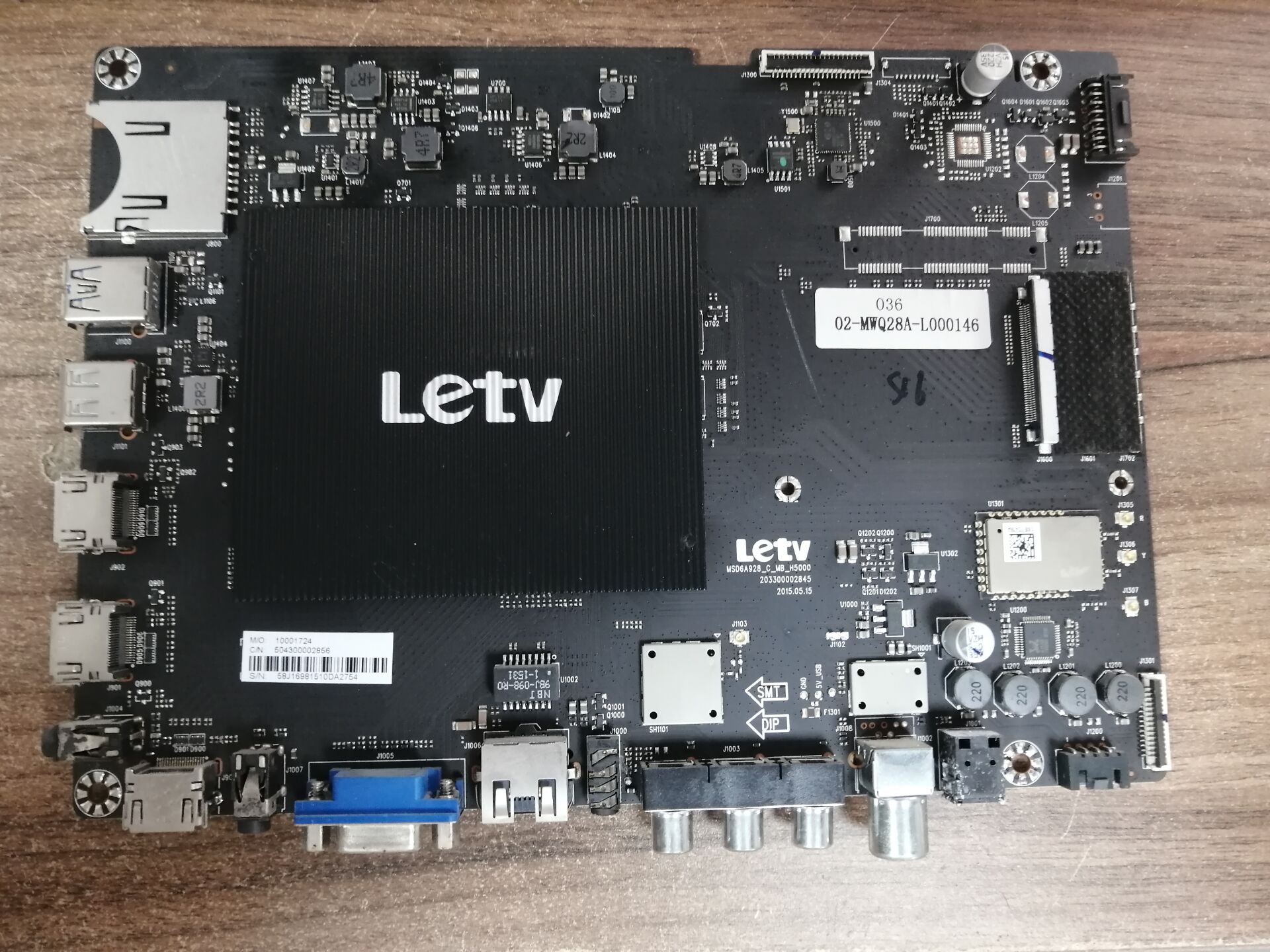 乐视L553C1主板MSD6A928-C-MB-