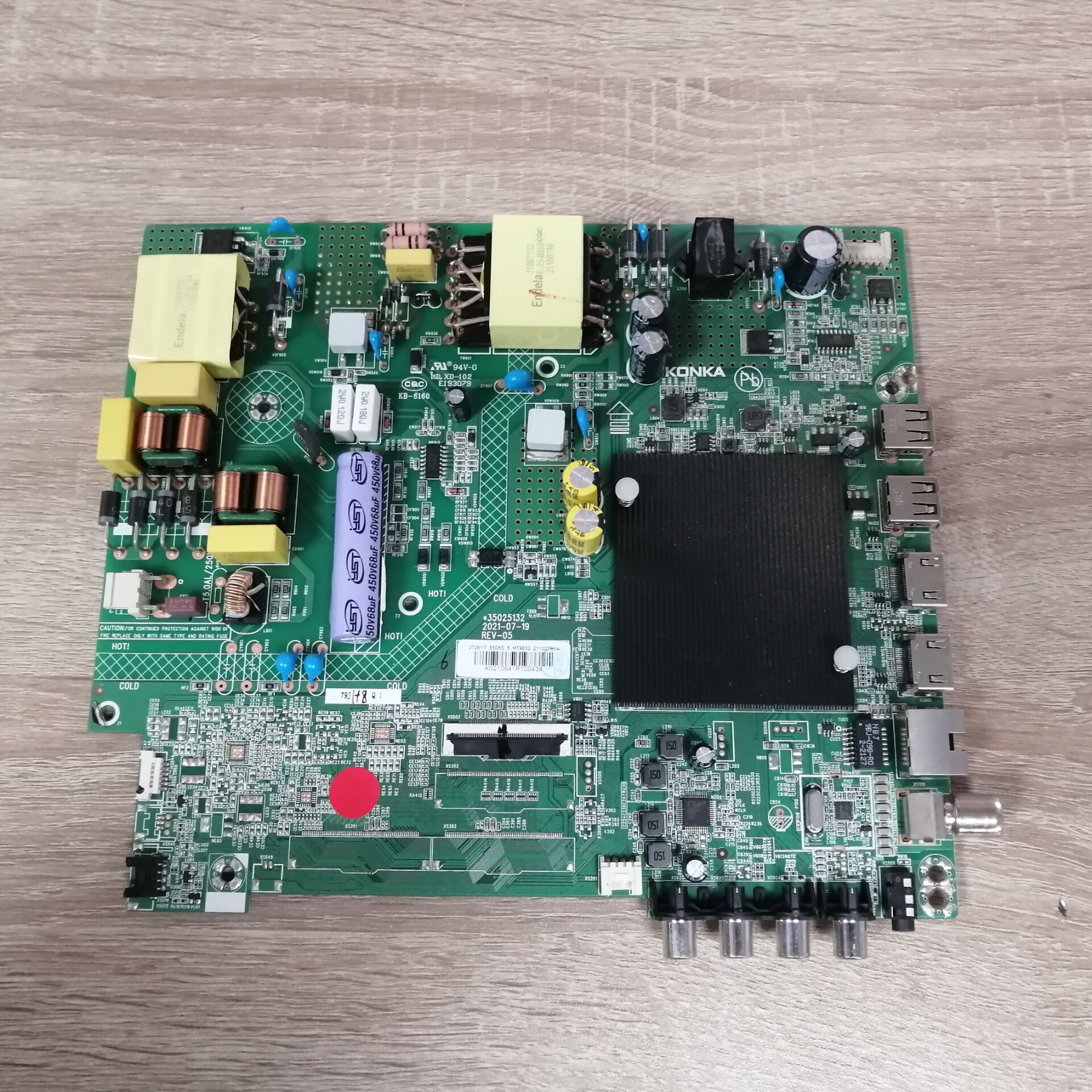 康佳55D6S55G8UE55F3主板