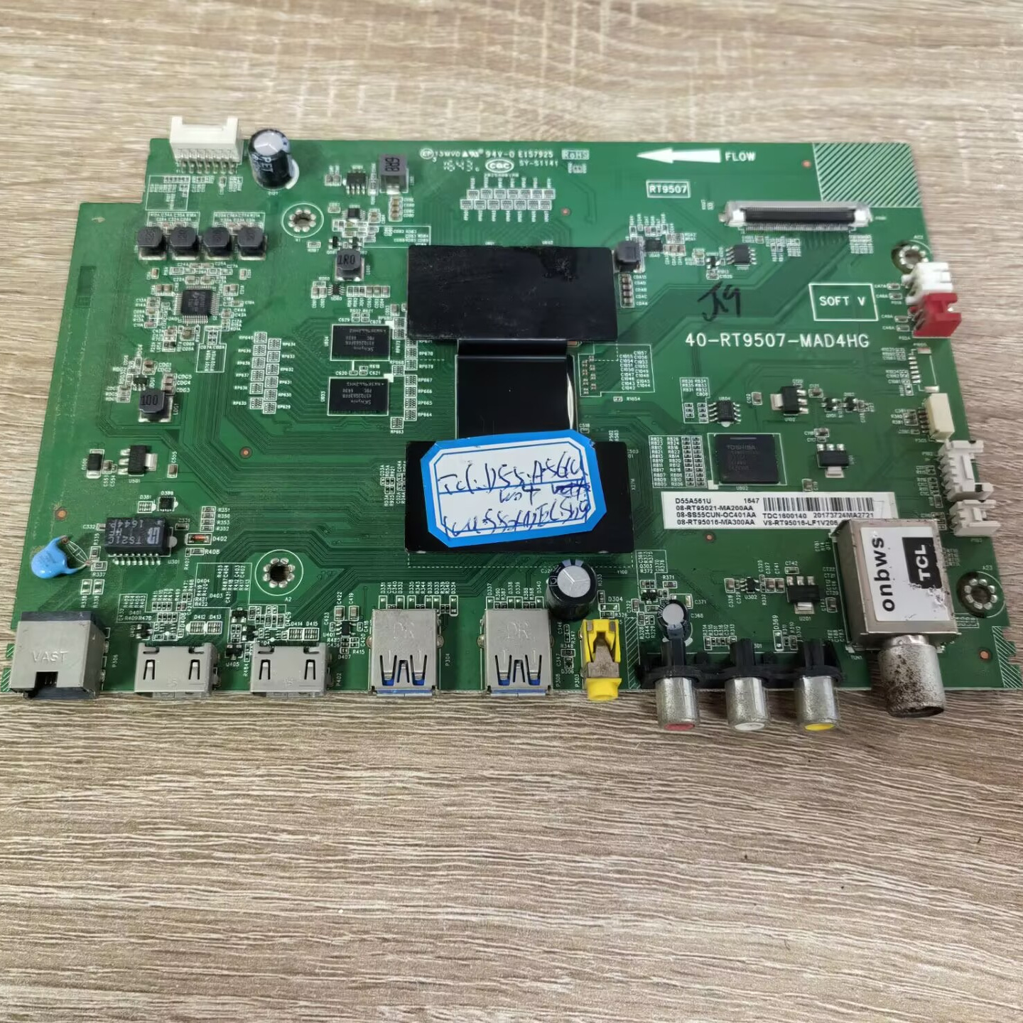 TCLD55A561U主板40-RT9507-M