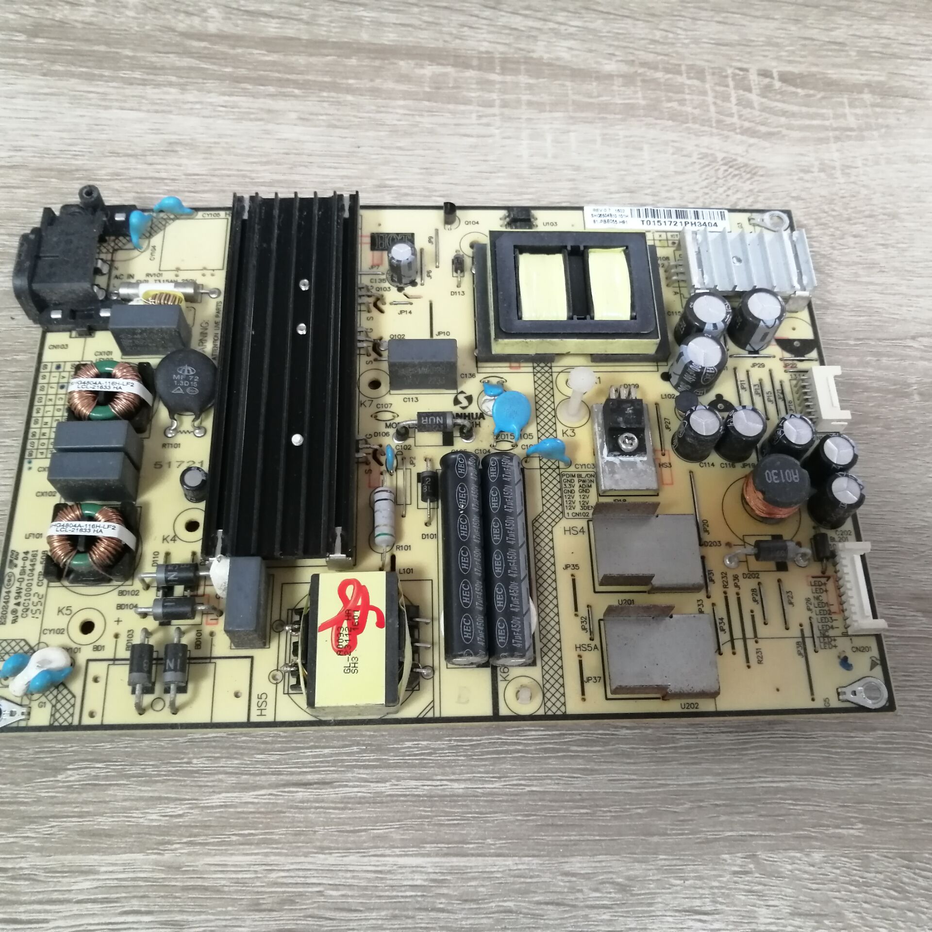 TCLL55F3303B电源板SHG55