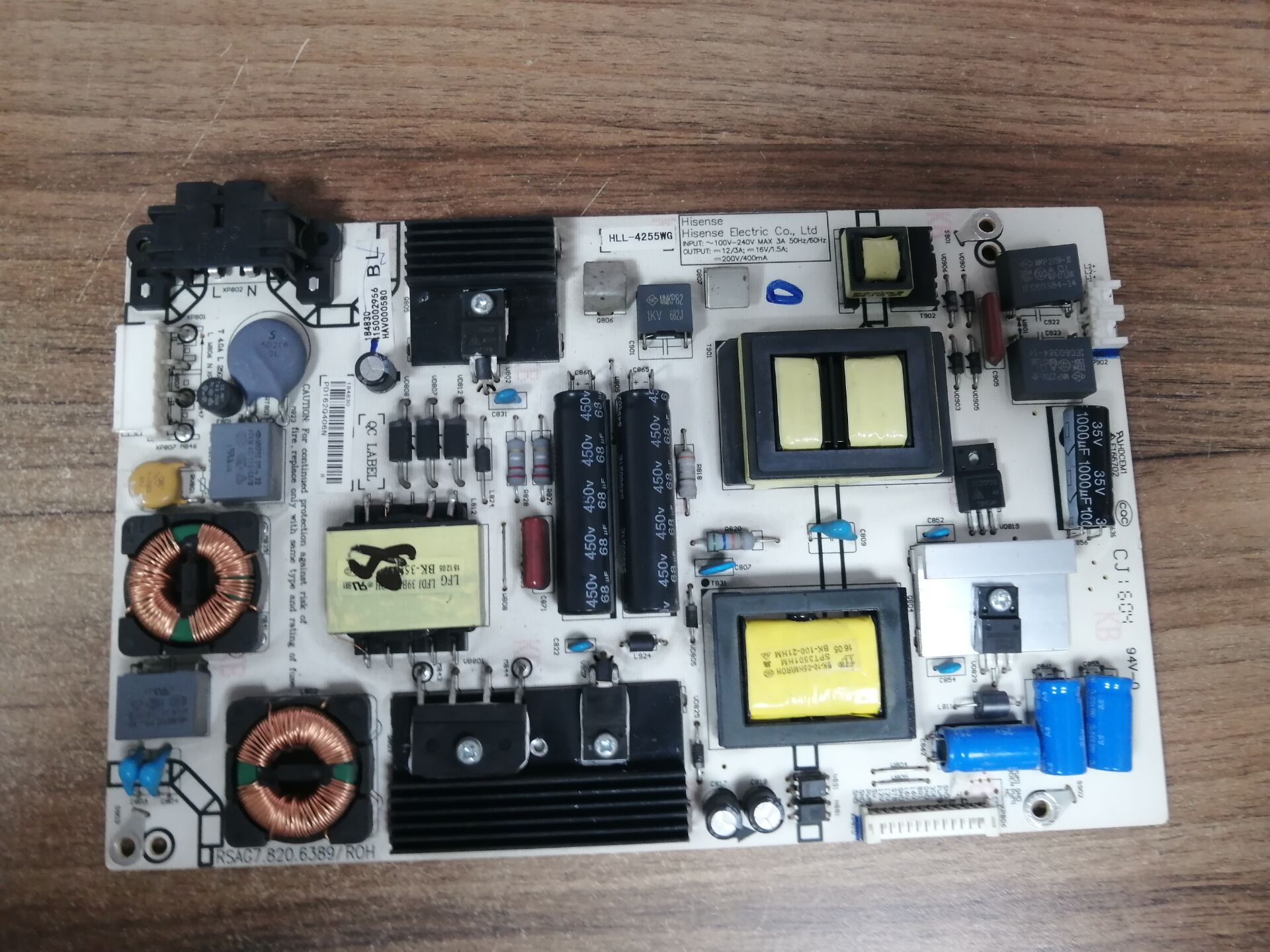 海信LED50H168电源板RSAG7